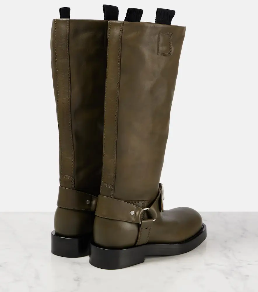 Burberry Leather knee-high boots | Thumbnail 3