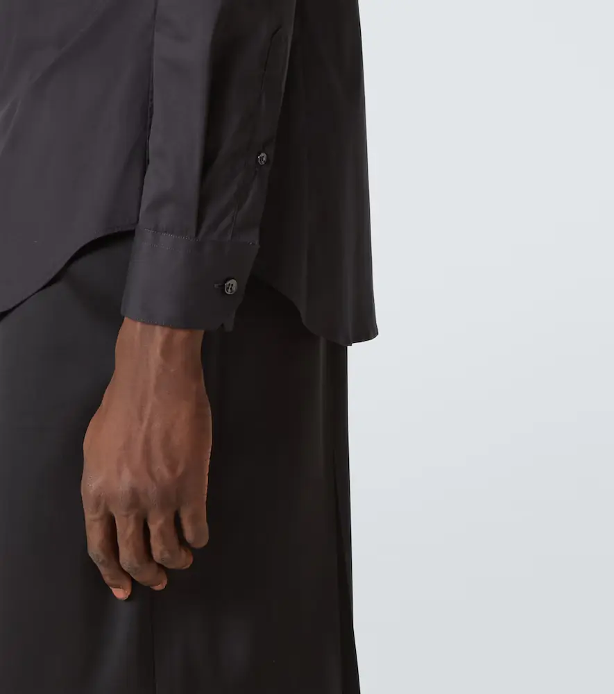 Giorgio Armani Cotton-blend poplin shirt | Thumbnail 3 Giorgio Armani Cotton-blend poplin shirt | Thumbnail 3