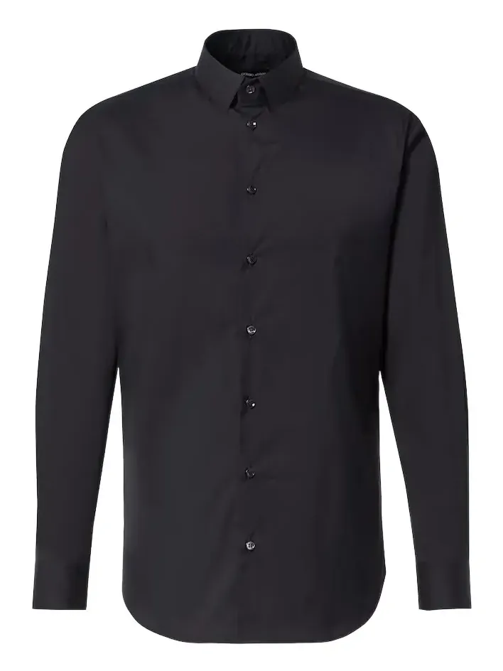 Cotton-blend poplin shirt Cotton-blend poplin shirt