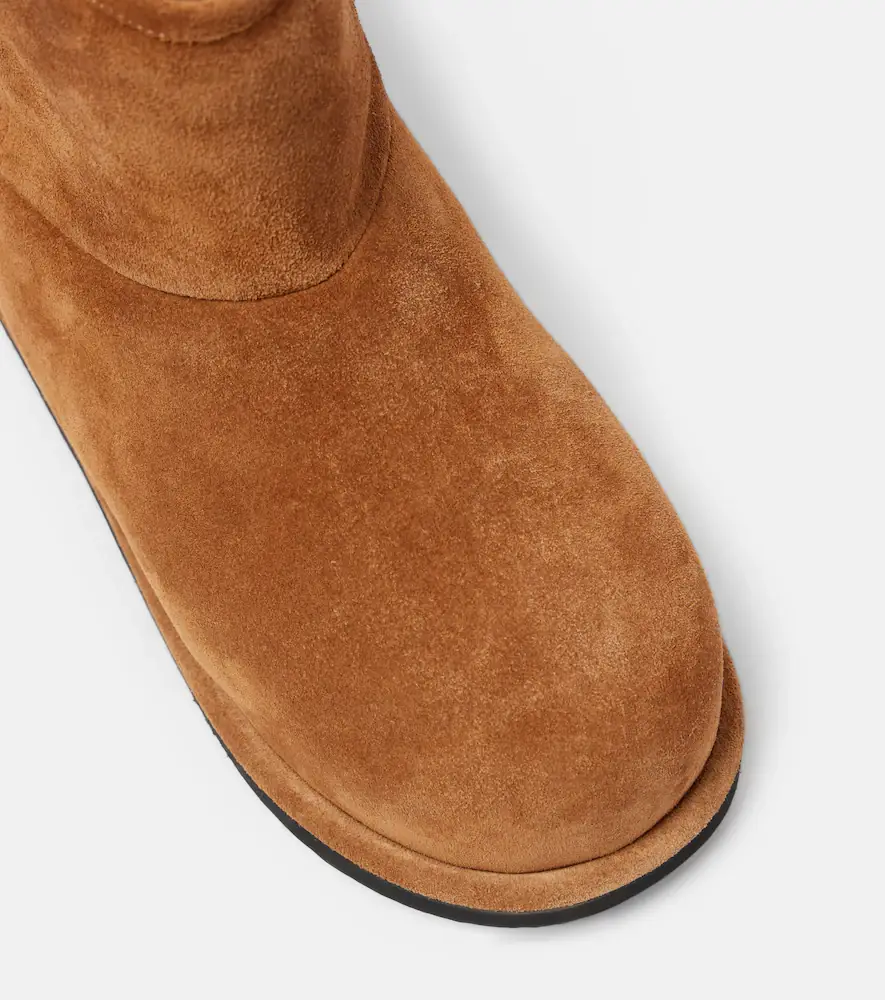 Amina Muaddi Heidi shearling-lined suede ankle boots | Thumbnail 2 Amina Muaddi Heidi shearling-lined suede ankle boots | Thumbnail 2