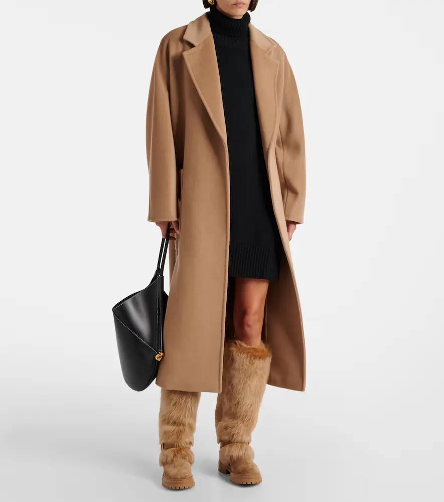 Gianvito Rossi Shearling-trimmed suede knee-high boots | Thumbnail 5 Gianvito Rossi Shearling-trimmed suede knee-high boots | Thumbnail 5