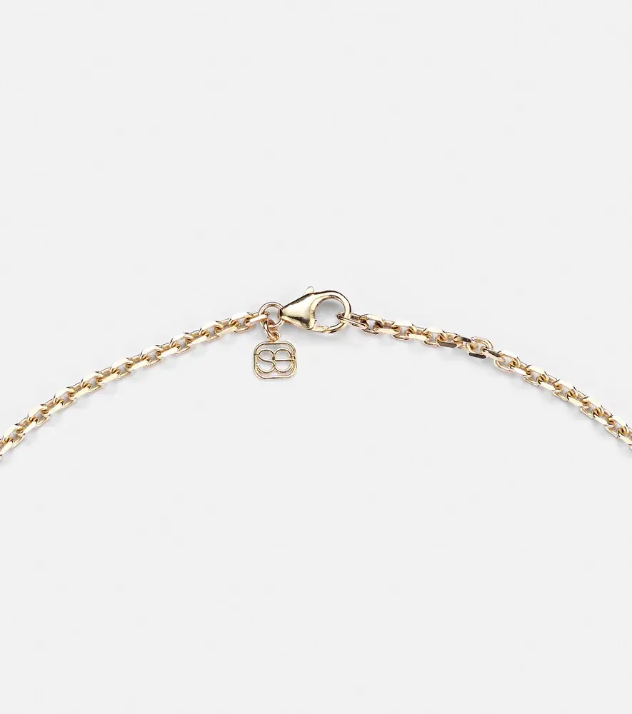 Sydney Evan World Traveler 14kt gold pendant necklace with diamonds | Thumbnail 2 Sydney Evan World Traveler 14kt gold pendant necklace with diamonds | Thumbnail 2