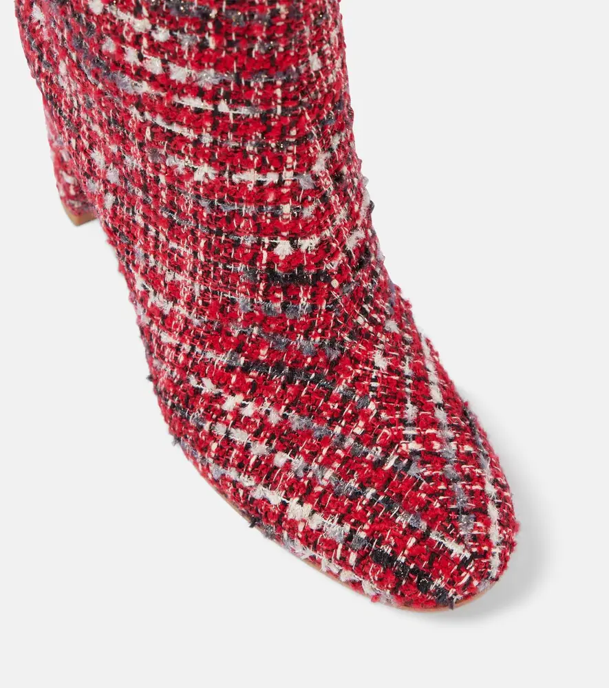 Gianvito Rossi Bouclé knee-high boots | Thumbnail 2