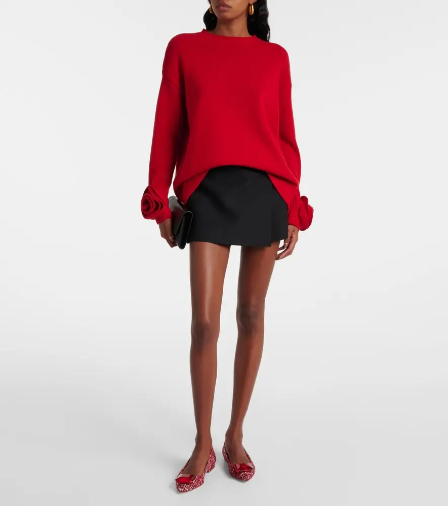 Gianvito Rossi Embellished bouclé ballet flats | Thumbnail 5 Gianvito Rossi Embellished bouclé ballet flats | Thumbnail 5
