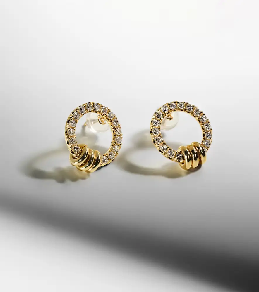 Spinelli Kilcollin Sidra 18kt gold earrings with diamonds | Thumbnail 2