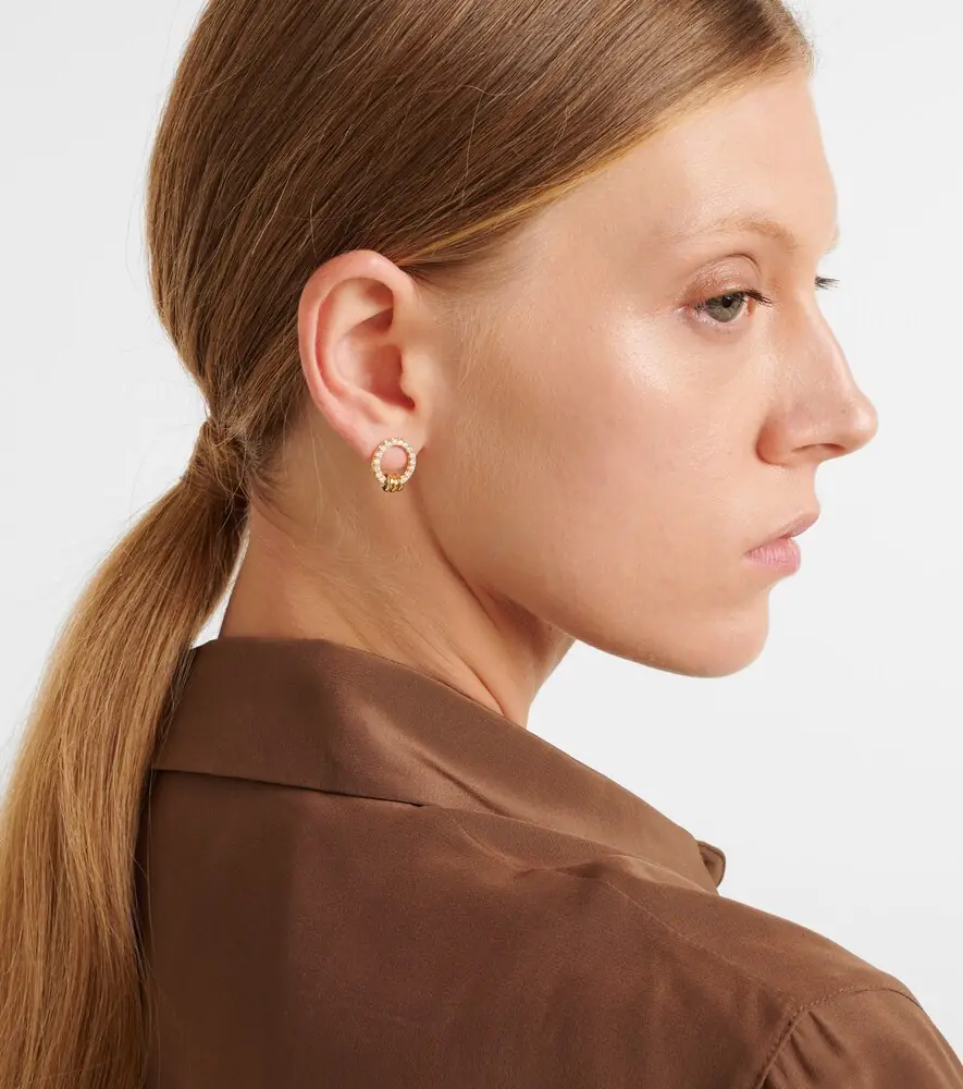 Spinelli Kilcollin Sidra 18kt gold earrings with diamonds | Thumbnail 4
