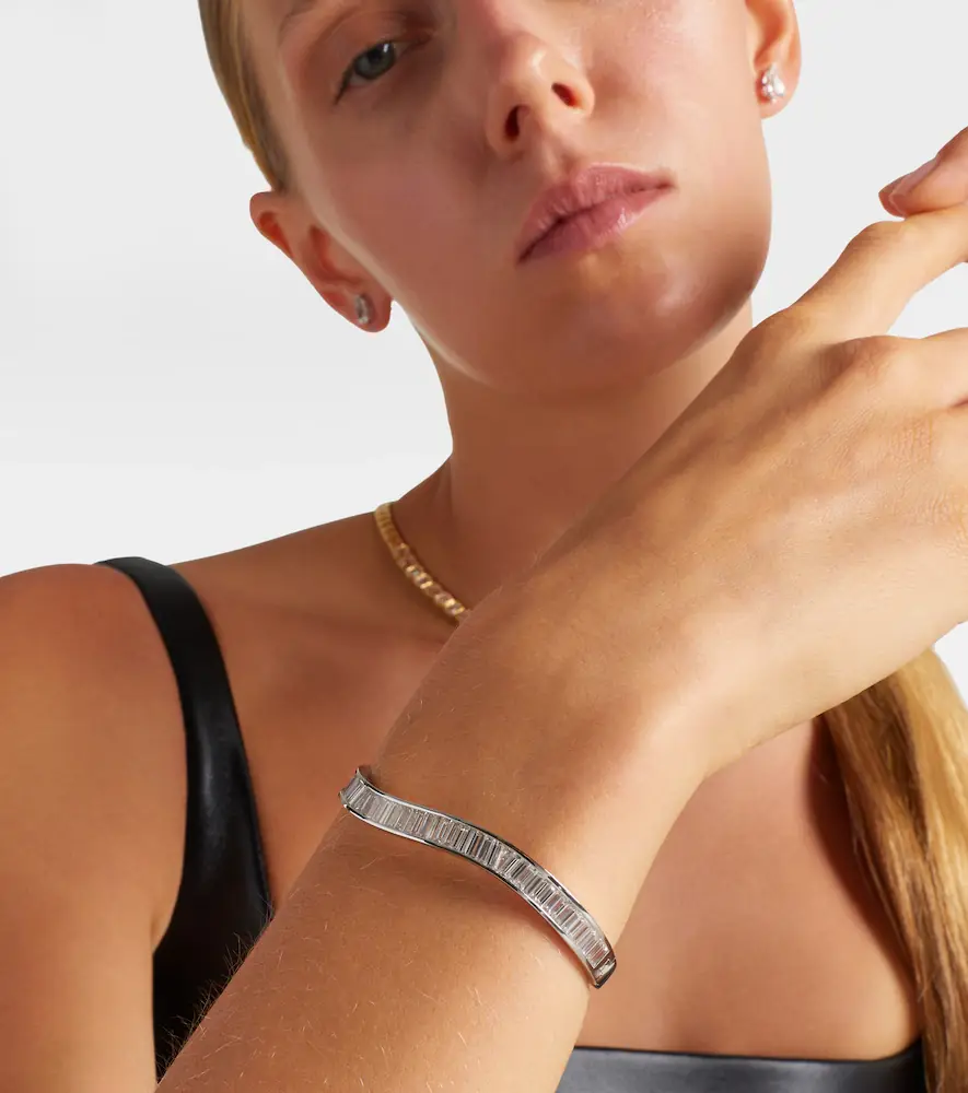 Anita Ko Wave 18kt white gold bracelet with diamonds | Thumbnail 4