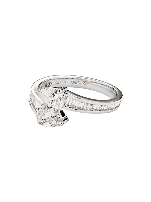 Saturn 18kt white gold ring with diamonds Saturn 18kt white gold ring with diamonds