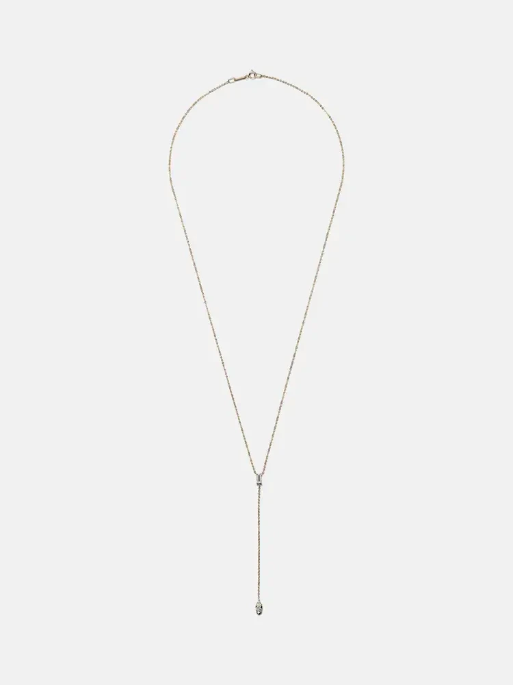 18kt gold necklace with diamonds 18kt gold necklace with diamonds