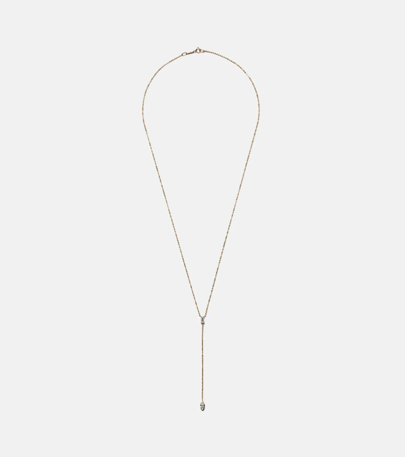 18kt gold necklace with diamonds