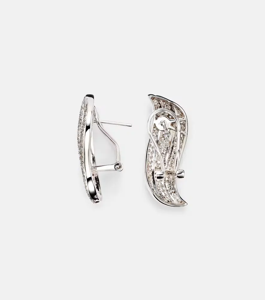Anita Ko Celeste Small 18kt white gold earrings with diamonds | Thumbnail 4 Anita Ko Celeste Small 18kt white gold earrings with diamonds | Thumbnail 4