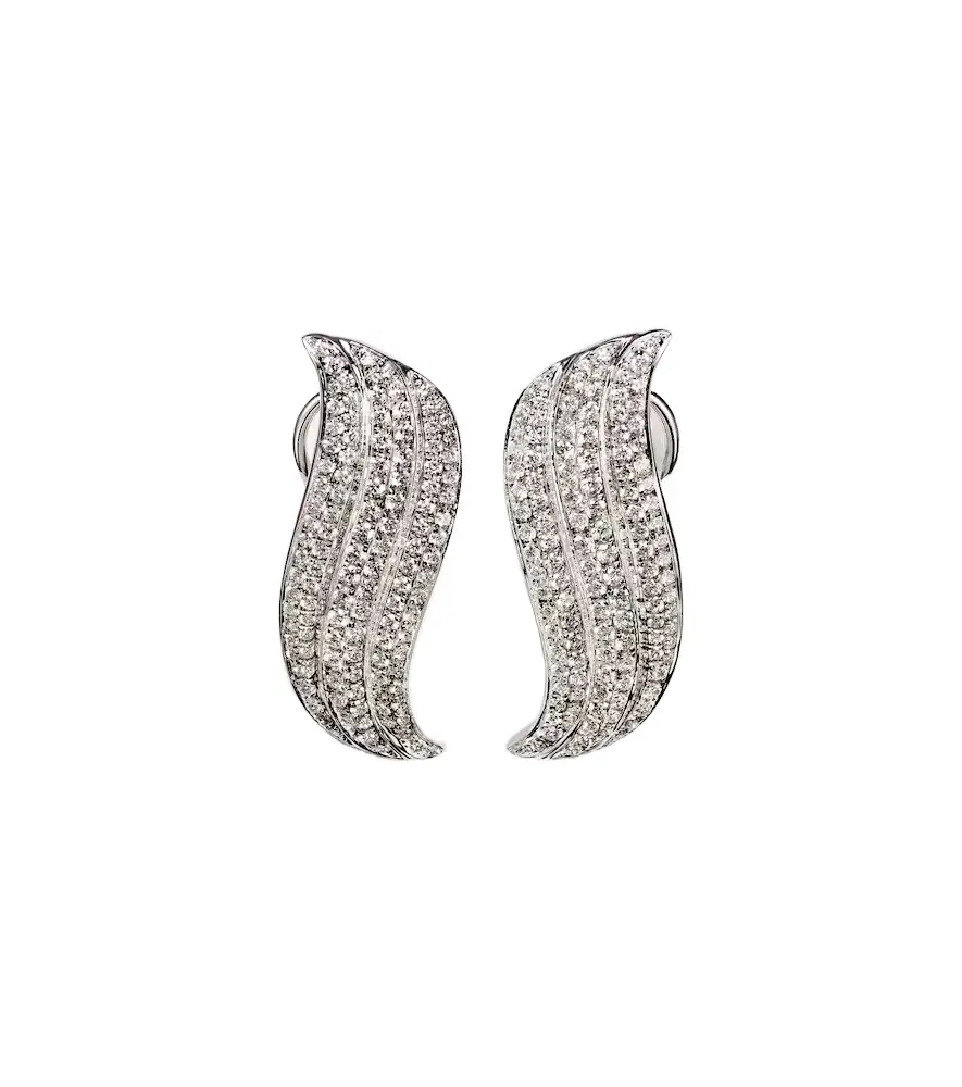 Anita Ko Celeste Small 18kt white gold earrings with diamonds | Image 1 Anita Ko Celeste Small 18kt white gold earrings with diamonds | Image 1