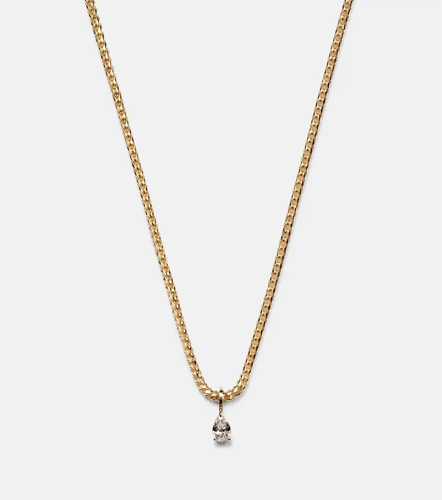 Anita Ko Franco 18kt gold chain necklace with diamond | Thumbnail 4 Anita Ko Franco 18kt gold chain necklace with diamond | Thumbnail 4