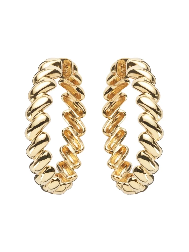 Anita Ko Coil 18kt gold hoop earrings