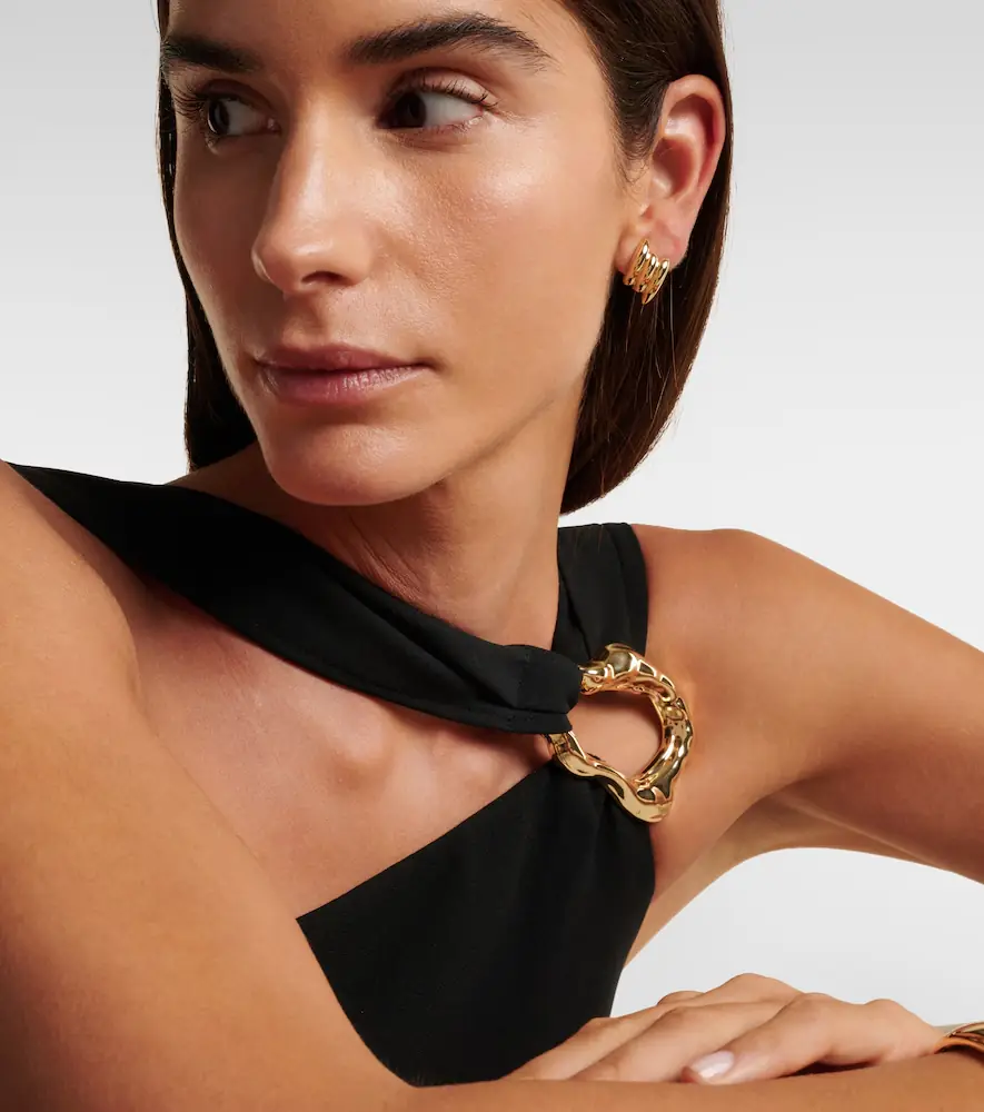 Anita Ko Clair Small 18kt gold earrings | Thumbnail 3
