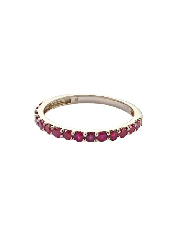 Forever Birthstone 14kt gold ring with ruby