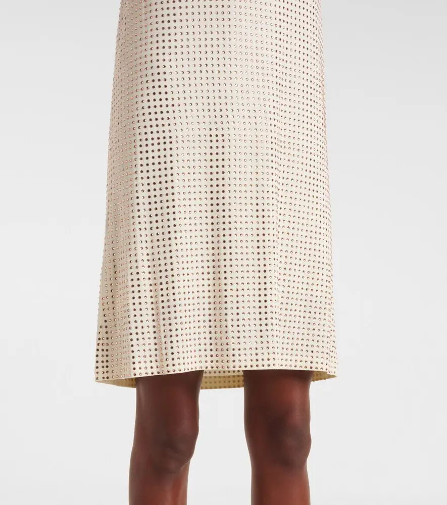 The Attico Crystal-embellished jersey minidress | Thumbnail 2 The Attico Crystal-embellished jersey minidress | Thumbnail 2