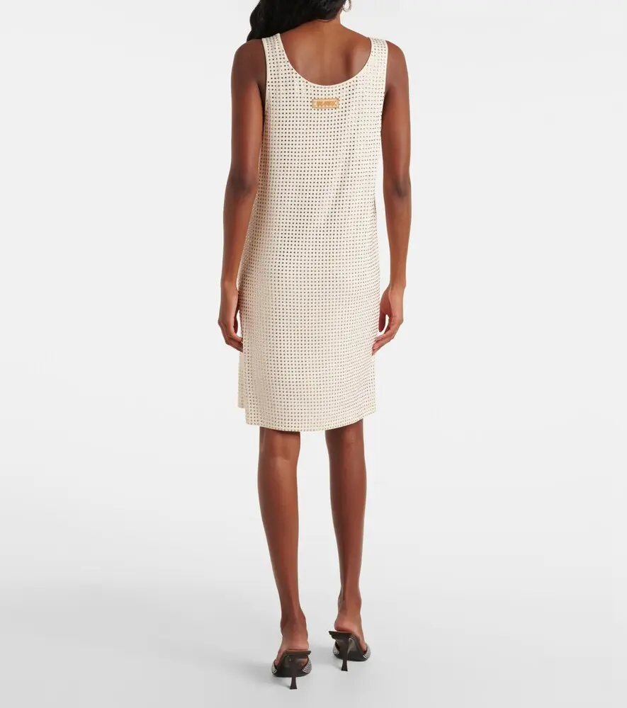 The Attico Crystal-embellished jersey minidress | Thumbnail 5 The Attico Crystal-embellished jersey minidress | Thumbnail 5