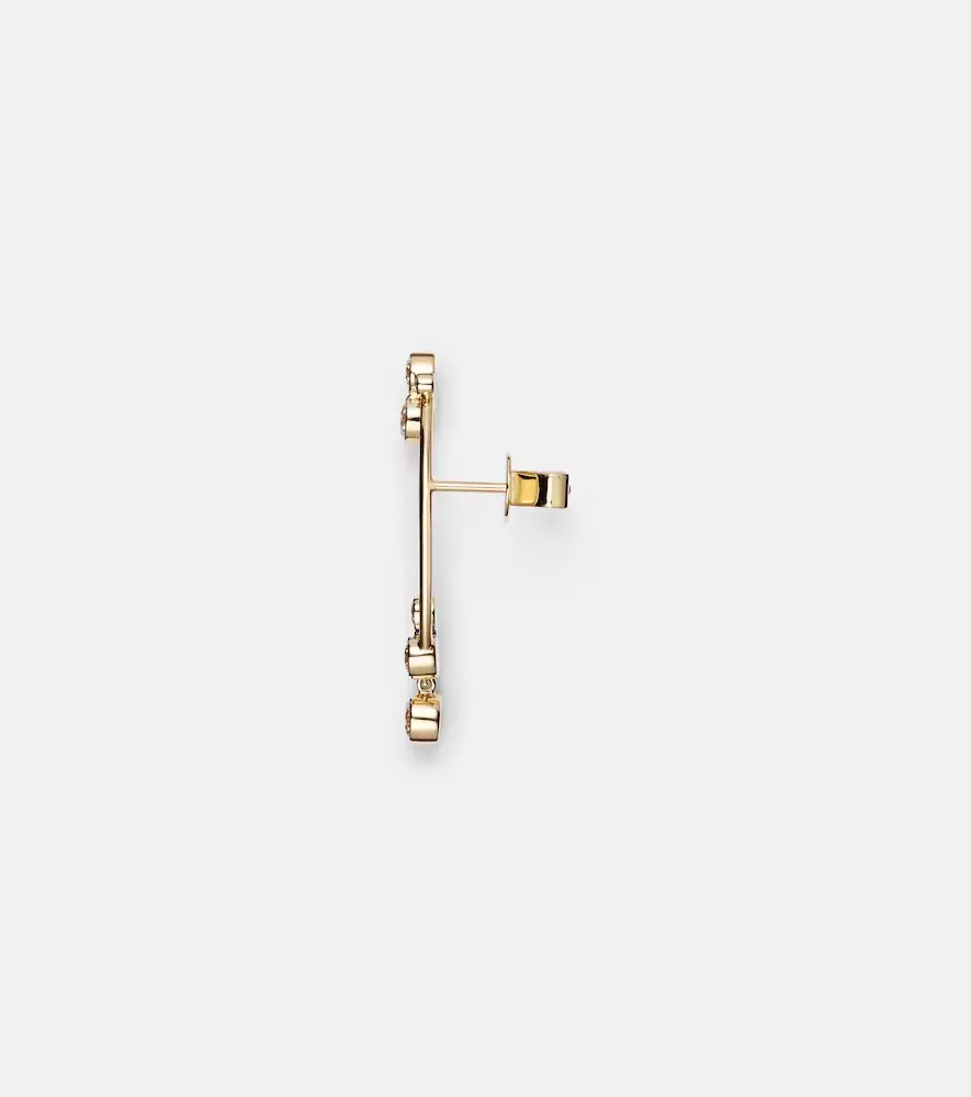 Sophie Bille Brahe Grand Stella 14kt gold single earring with diamonds | Thumbnail 2 Sophie Bille Brahe Grand Stella 14kt gold single earring with diamonds | Thumbnail 2