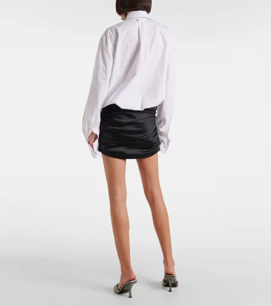The Attico Poplin and satin minidress | Thumbnail 5 The Attico Poplin and satin minidress | Thumbnail 5