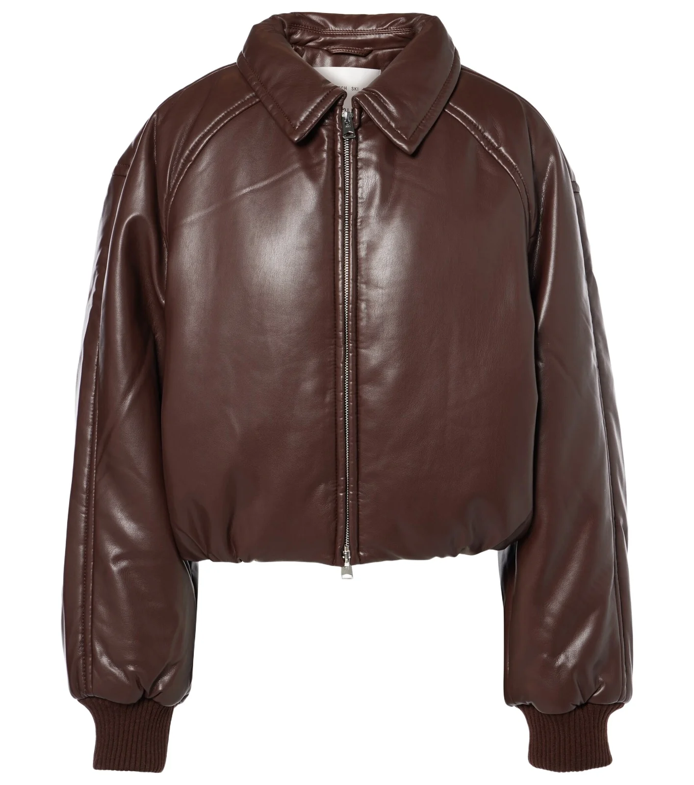 x Shoreditch Ski Club Tate faux leather bomber jacket x Shoreditch Ski Club Tate faux leather bomber jacket
