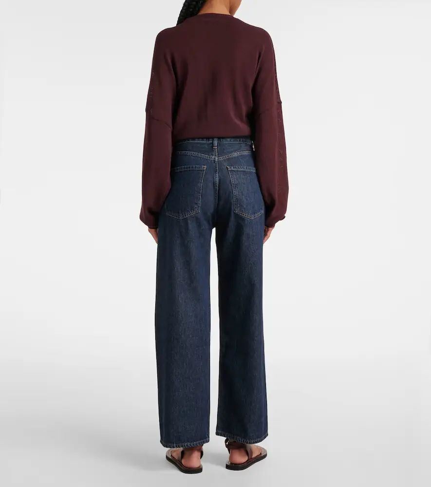 AGOLDE Ren high-rise wide-leg jeans | Thumbnail 4