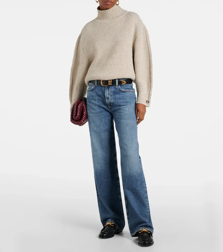 AGOLDE Harper mid-rise wide-leg jeans | Thumbnail 2