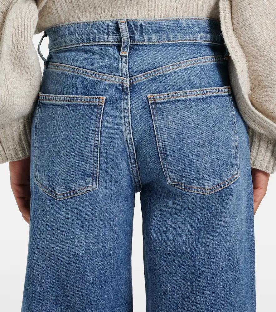 AGOLDE Harper mid-rise wide-leg jeans | Thumbnail 4