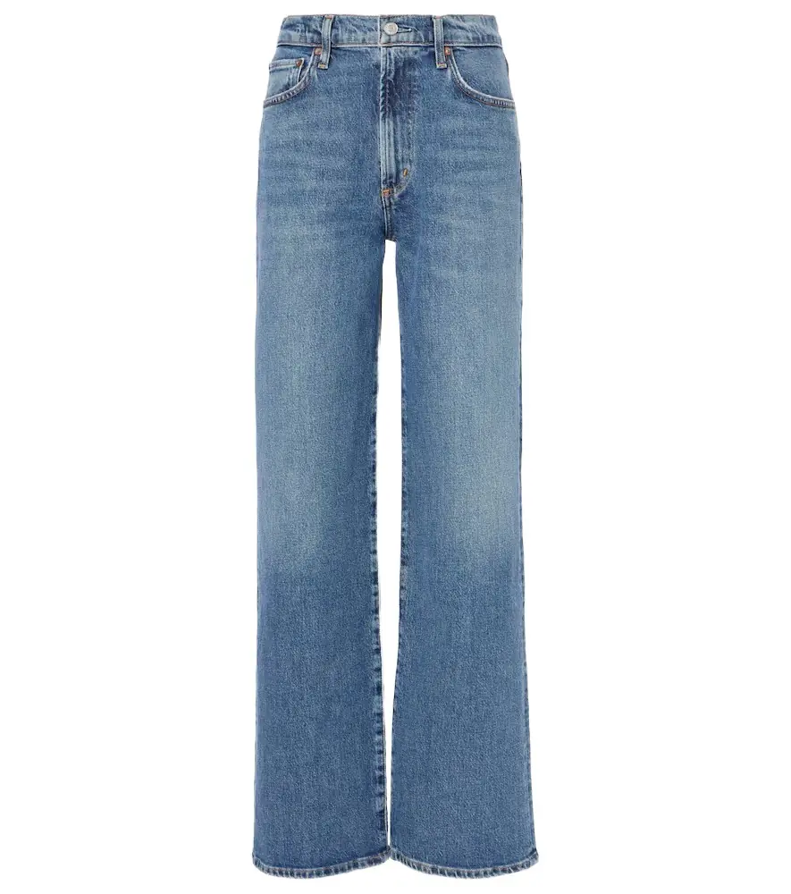AGOLDE Harper mid-rise wide-leg jeans