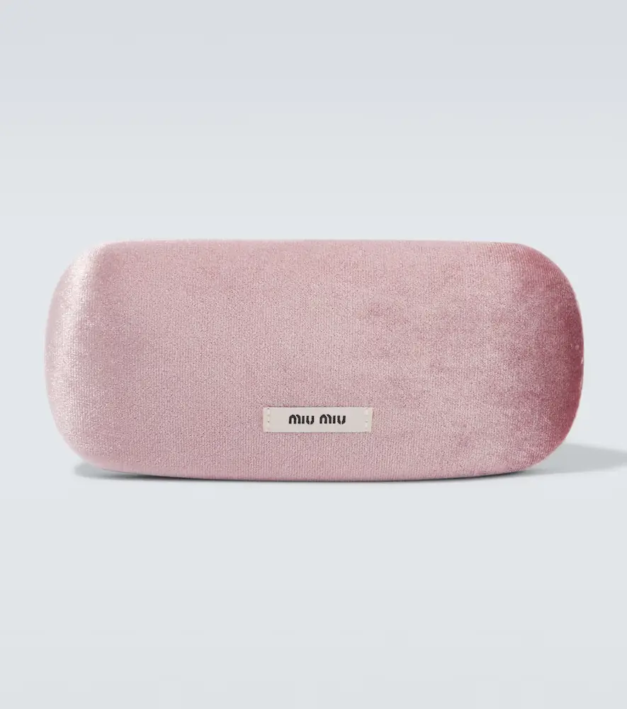 Miu Miu Logo oval sunglasses | Thumbnail 2