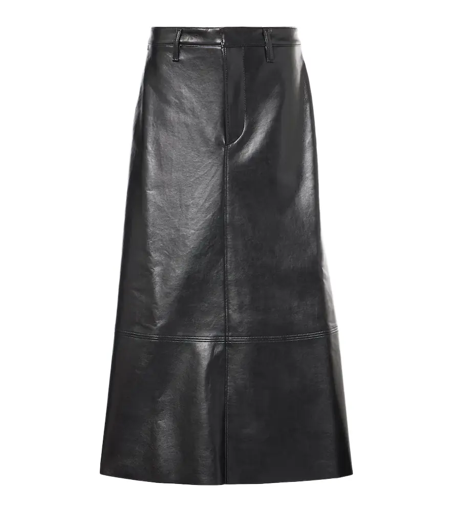 Citizens of Humanity Cassia faux leather midi skirt | Image 1 Citizens of Humanity Cassia faux leather midi skirt | Image 1