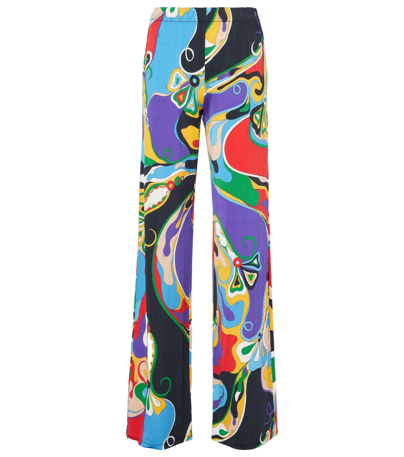 Orchidee jersey satin straight pants Orchidee jersey satin straight pants