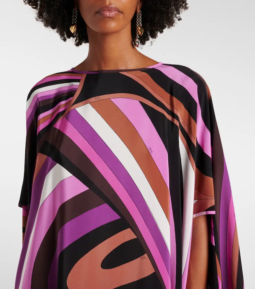 PUCCI Iride silk kaftan | Thumbnail 3