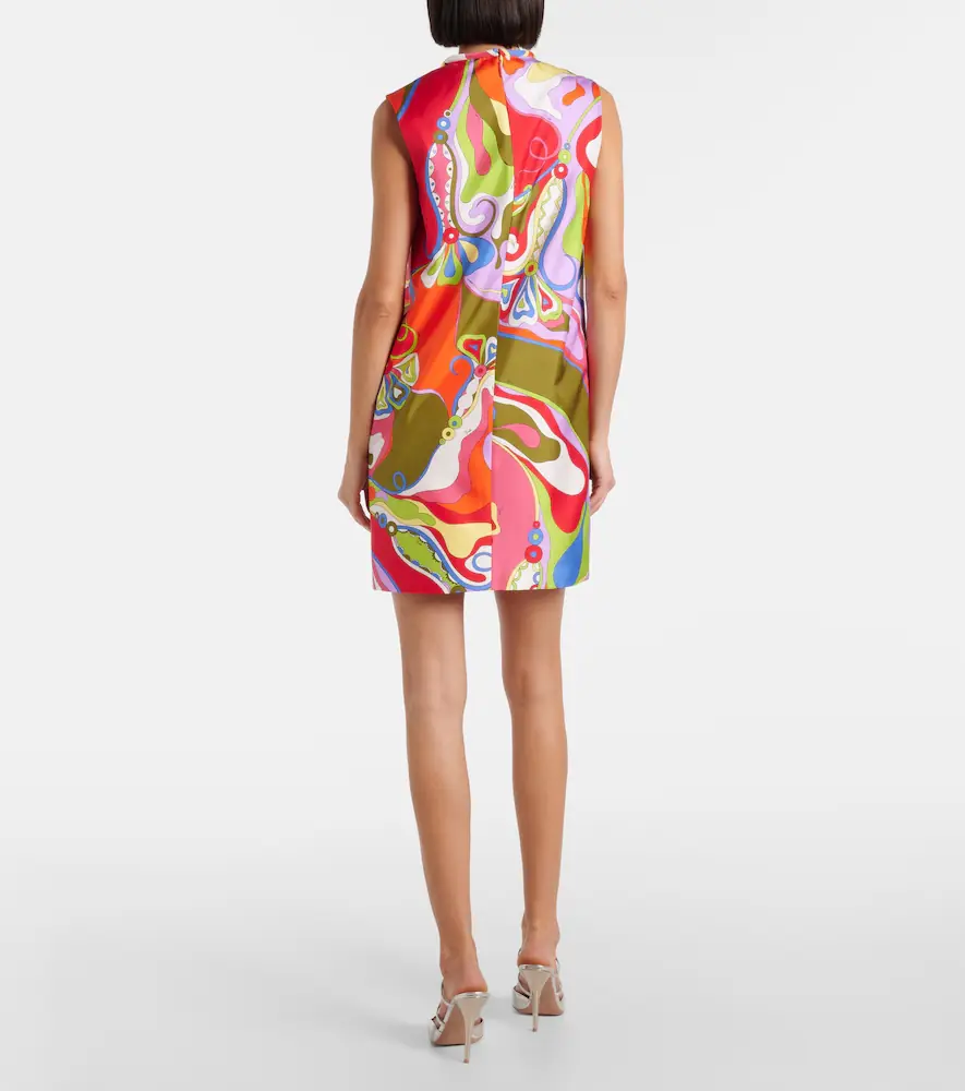 Pucci Orchidee silk twill minidress | Thumbnail 4 Pucci Orchidee silk twill minidress | Thumbnail 4