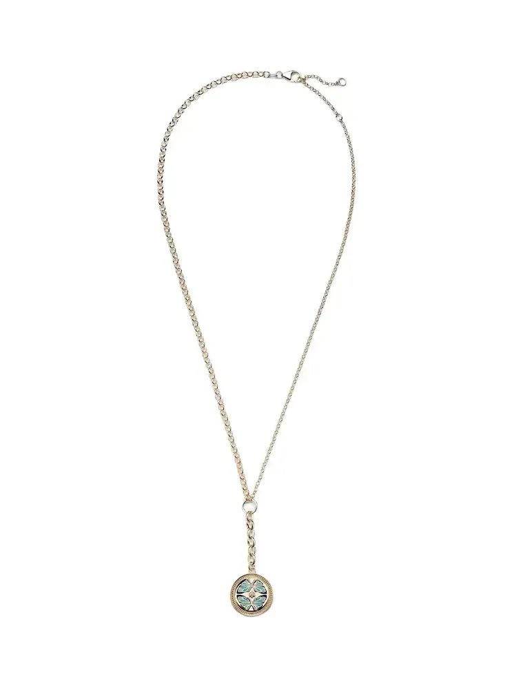 Reverie Medium 18kt gold pendant necklace with diamonds Reverie Medium 18kt gold pendant necklace with diamonds