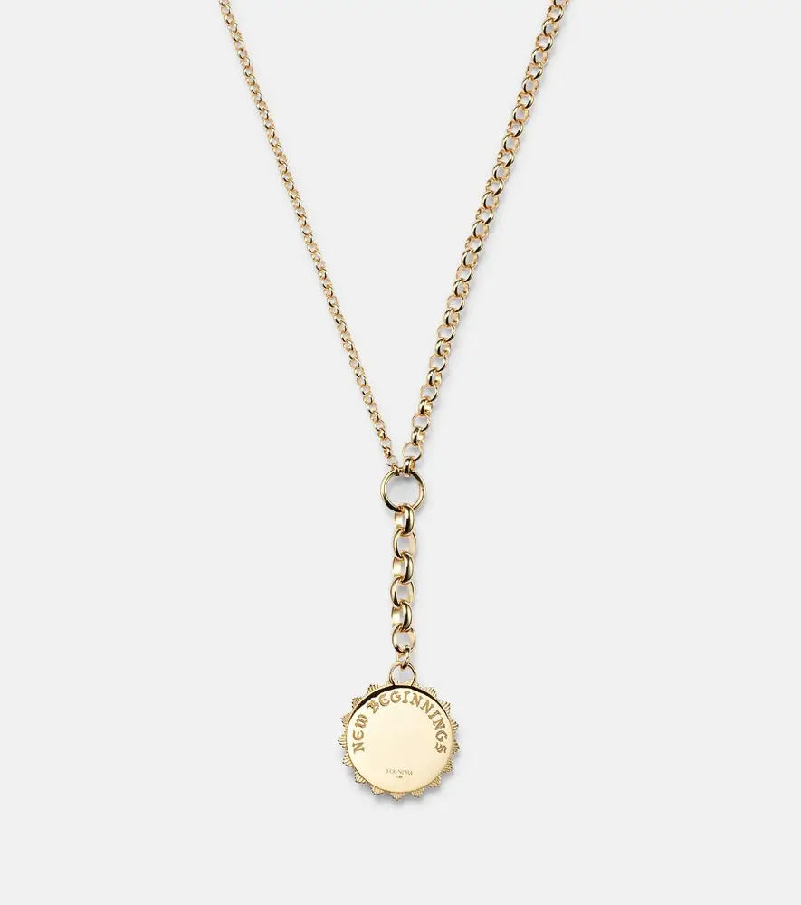 Foundrae Internal Compass New Beginnings 18kt gold pendant necklace with diamonds | Thumbnail 4 Foundrae Internal Compass New Beginnings 18kt gold pendant necklace with diamonds | Thumbnail 4