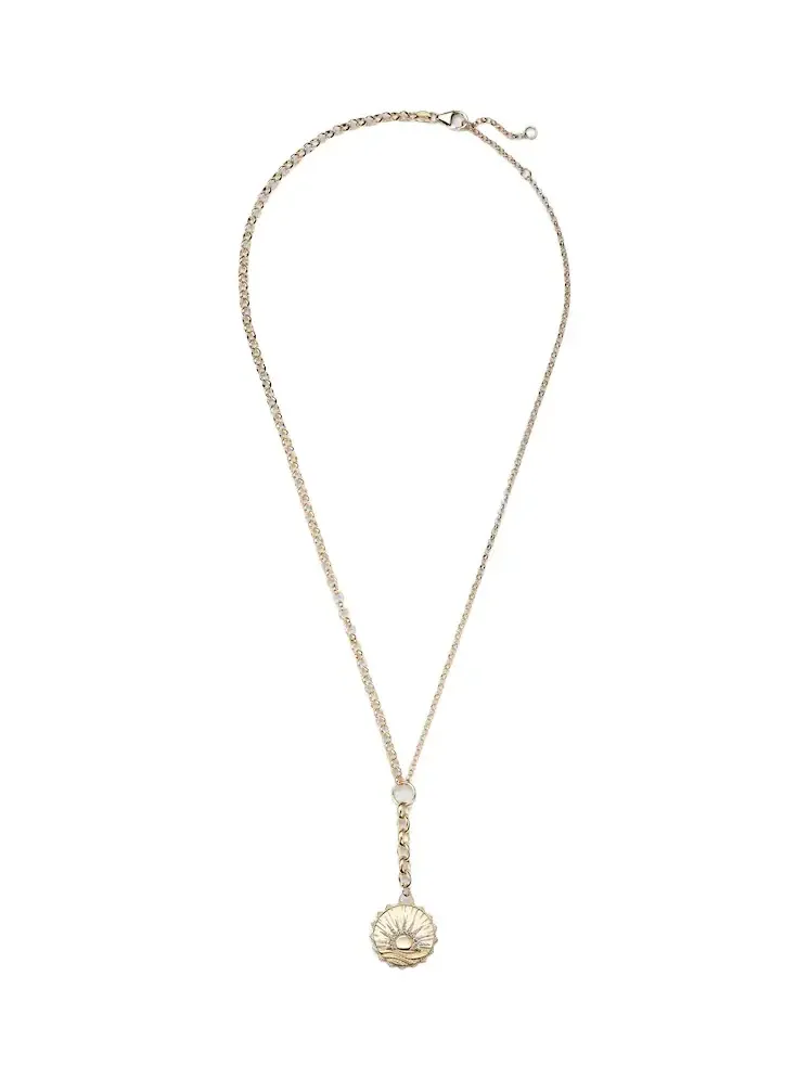 Internal Compass New Beginnings 18kt gold pendant necklace with diamonds Internal Compass New Beginnings 18kt gold pendant necklace with diamonds