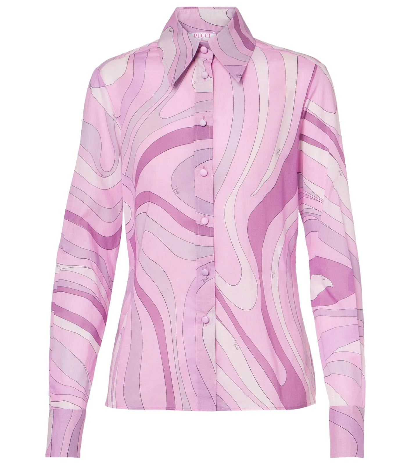 Orchidee cotton muslin shirt