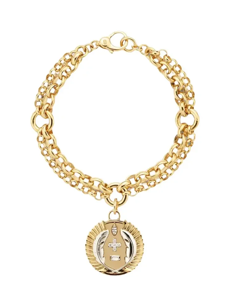 Vivacity 18kt gold bracelet with diamonds