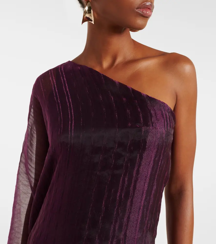 Taller Marmo Betsy one-shoulder cady gown | Thumbnail 3 Taller Marmo Betsy one-shoulder cady gown | Thumbnail 3