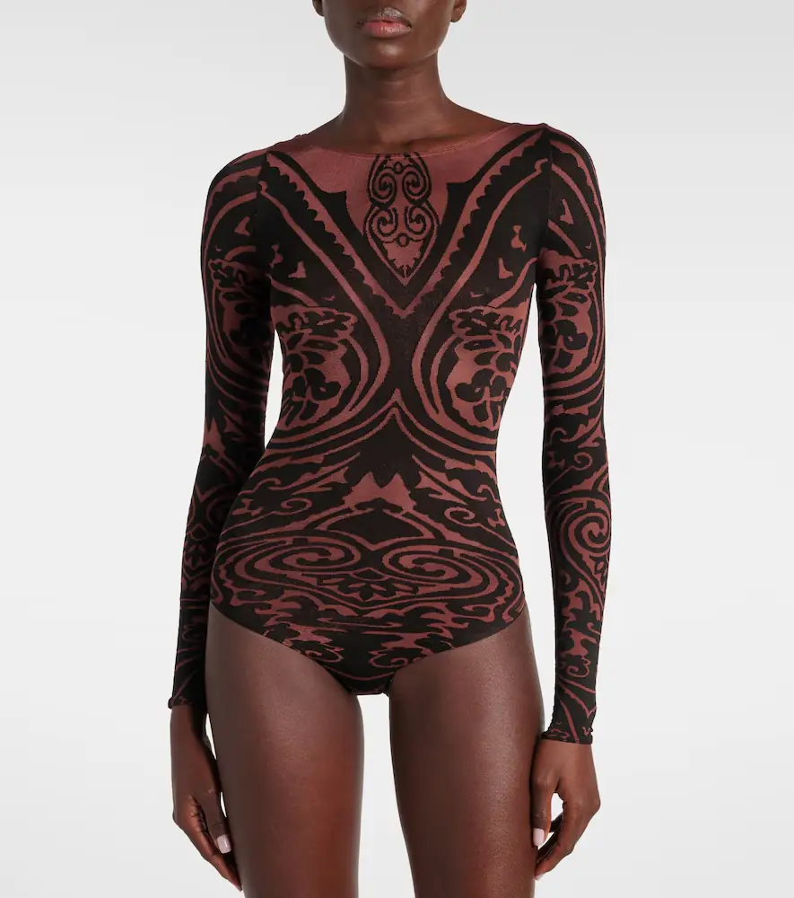 Wolford x Etro Tattoo paisley bodysuit | Thumbnail 5