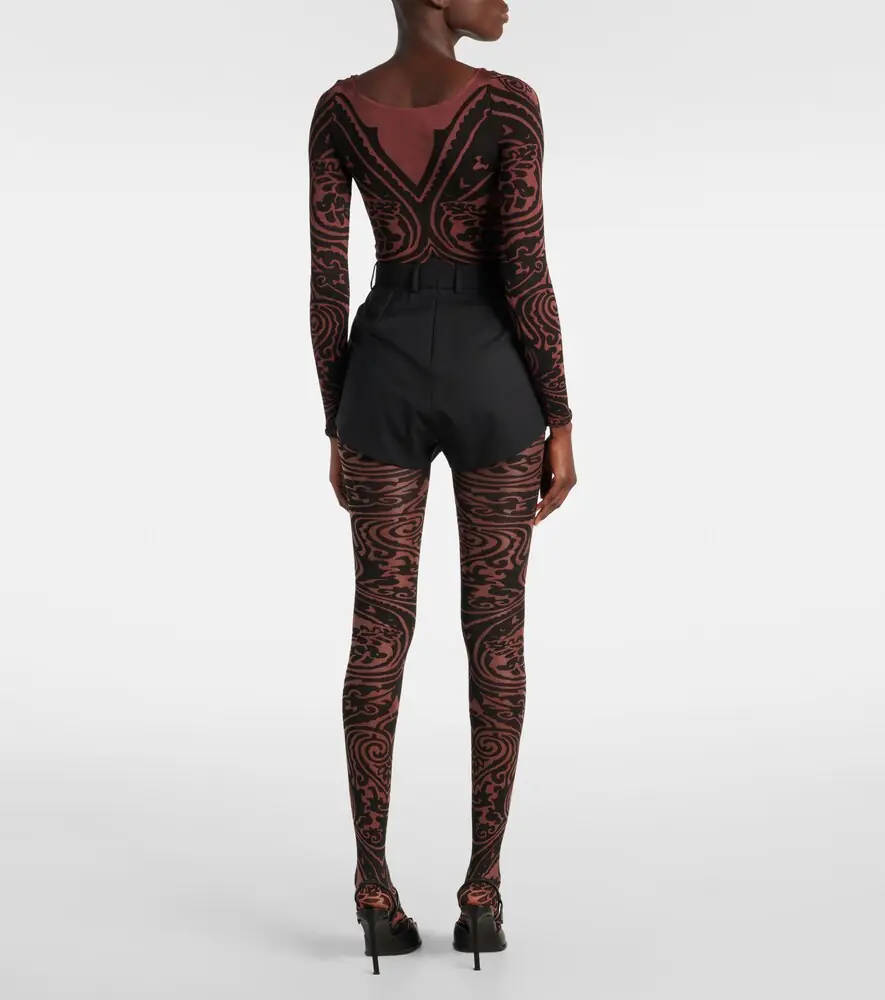Wolford x Etro Tattoo paisley bodysuit | Thumbnail 6