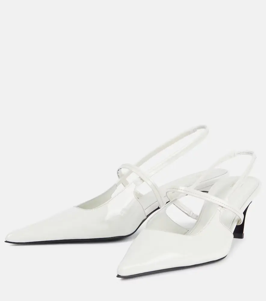 TOTEME Sharp 50 patent leather slingback pumps | Thumbnail 4 TOTEME Sharp 50 patent leather slingback pumps | Thumbnail 4