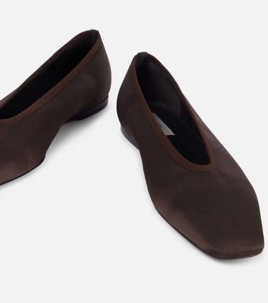 TOTEME Satin ballet flats | Thumbnail 4