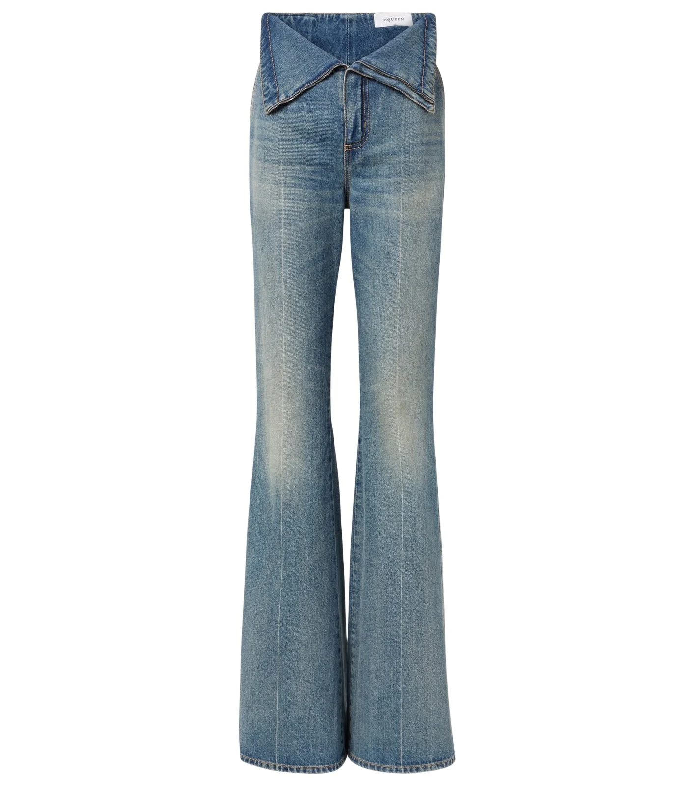 Faded high-rise bootcut jeans Faded high-rise bootcut jeans
