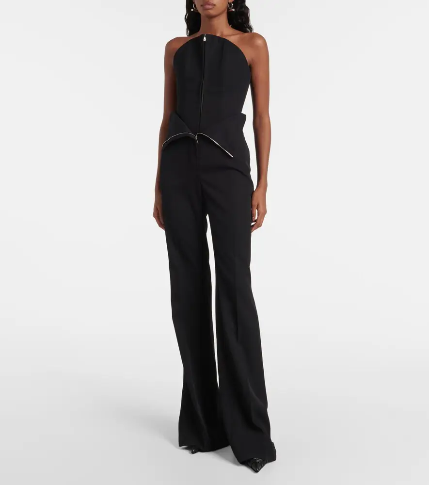 Alexander McQueen High-rise wool flared pants | Thumbnail 5 Alexander McQueen High-rise wool flared pants | Thumbnail 5
