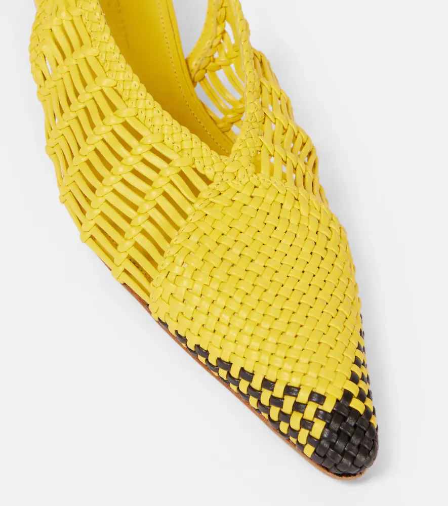 Jacquemus Cubisto Banane 35 leather slingback pumps | Thumbnail 4 Jacquemus Cubisto Banane 35 leather slingback pumps | Thumbnail 4