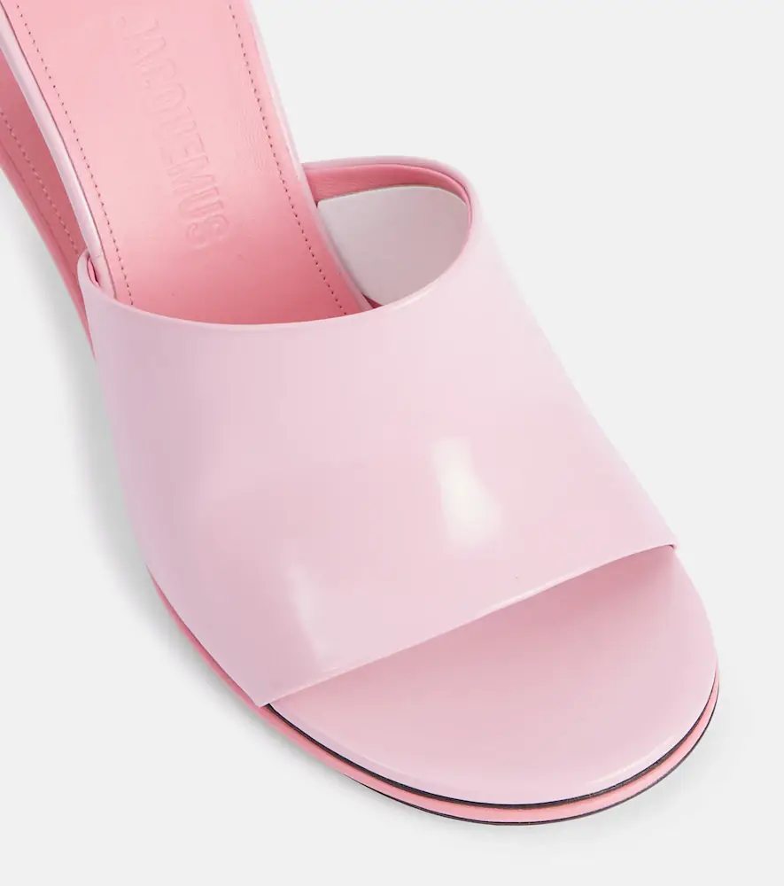 Jacquemus Doubles leather mules | Thumbnail 2 Jacquemus Doubles leather mules | Thumbnail 2