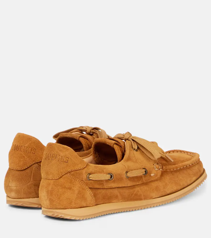 Jacquemus Batto croc-effect suede boat shoes | Thumbnail 3