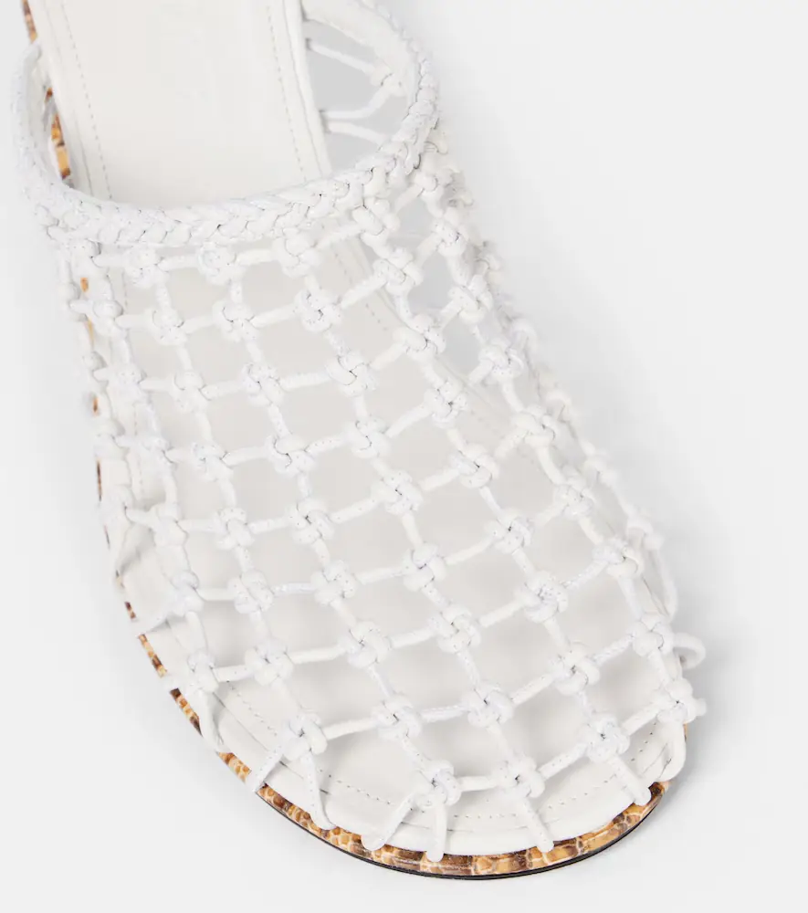 Jacquemus Double 110 woven leather wedge mules | Thumbnail 4 Jacquemus Double 110 woven leather wedge mules | Thumbnail 4